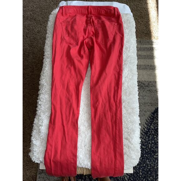 Scarlet Boulevard sz. 25 red/ coral jeans. Great pair, comfortable - Picture 8 of 9
